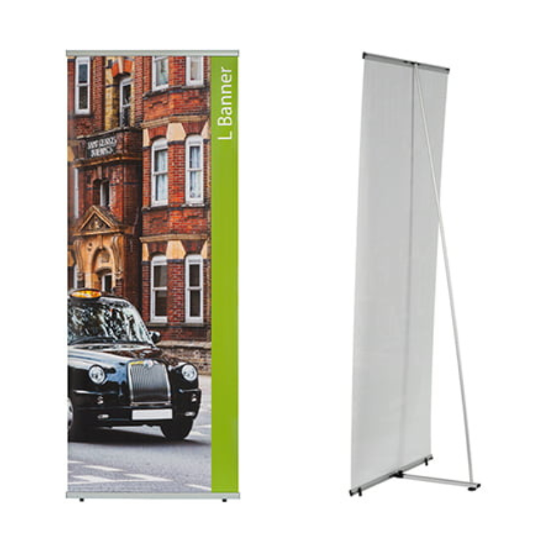 L banner Stands
